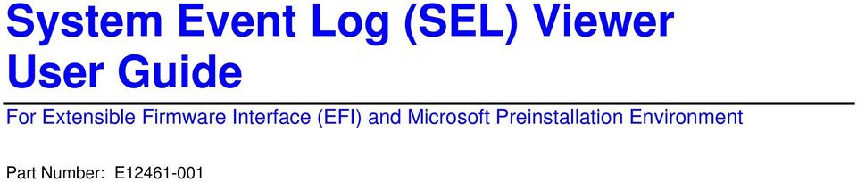 Interface (EFI) and Microsoft