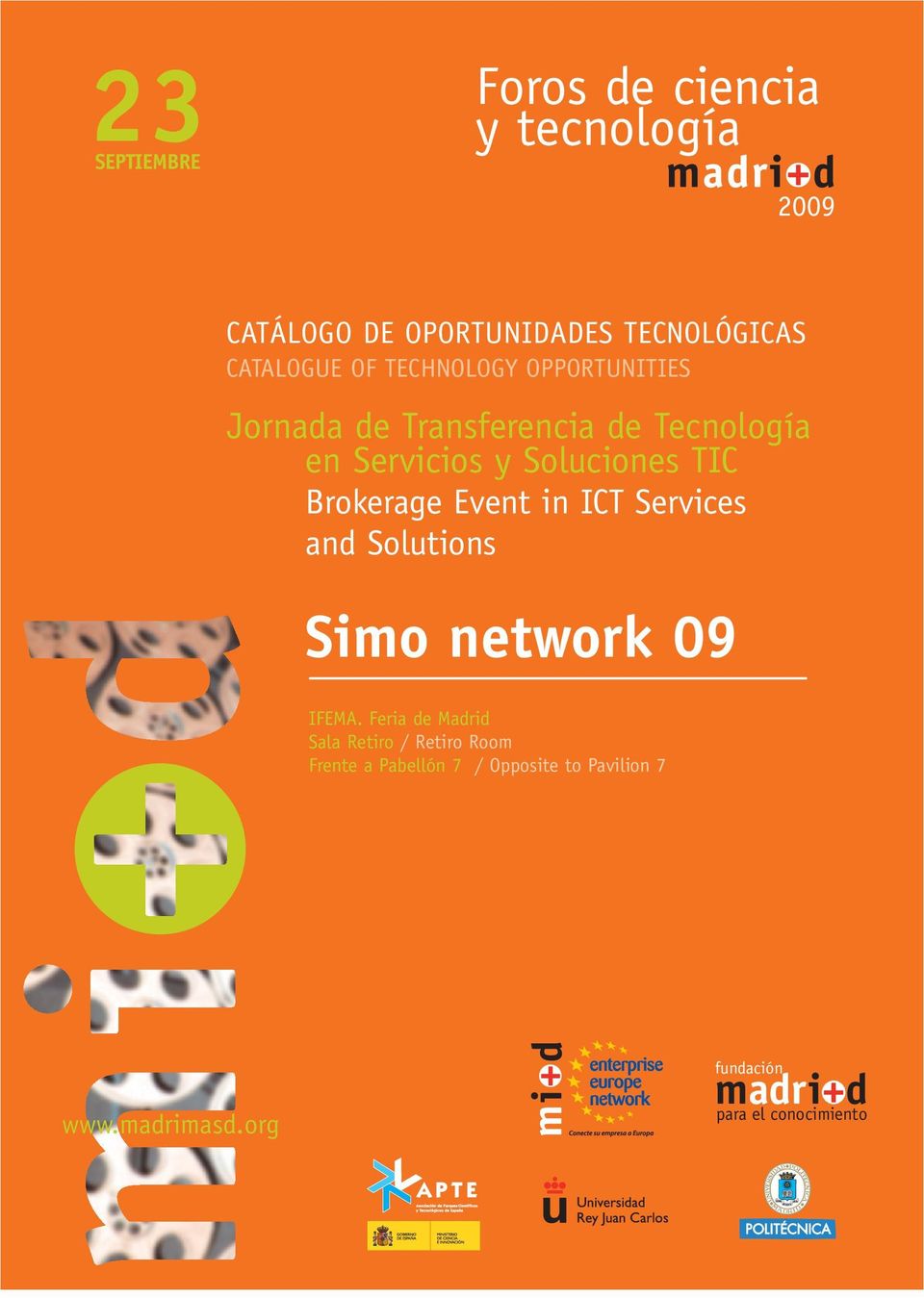 Brokerage Event in ICT Services and Solutions Simo network 09 IFEMA.