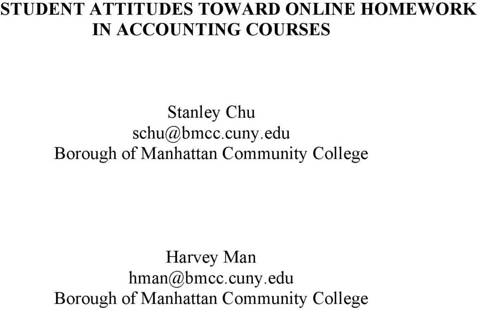 edu Borough of Manhattan Community College Harvey