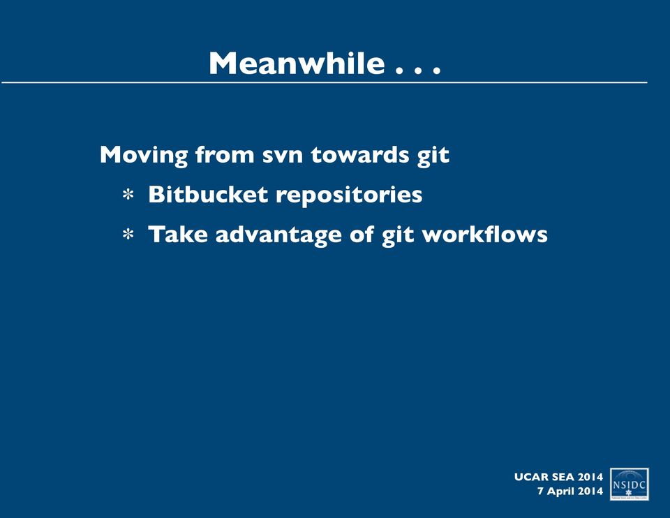 towards git Bitbucket