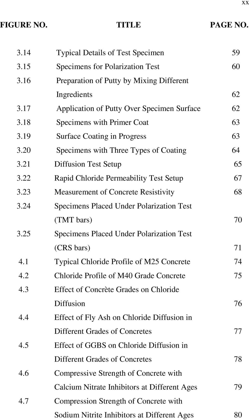 22 Rapid Chloride Permeability Test Setup 67 3.23 Measurement of Concrete Resistivity 68 3.24 Specimens Placed Under Polarization Test (TMT bars) 70 3.