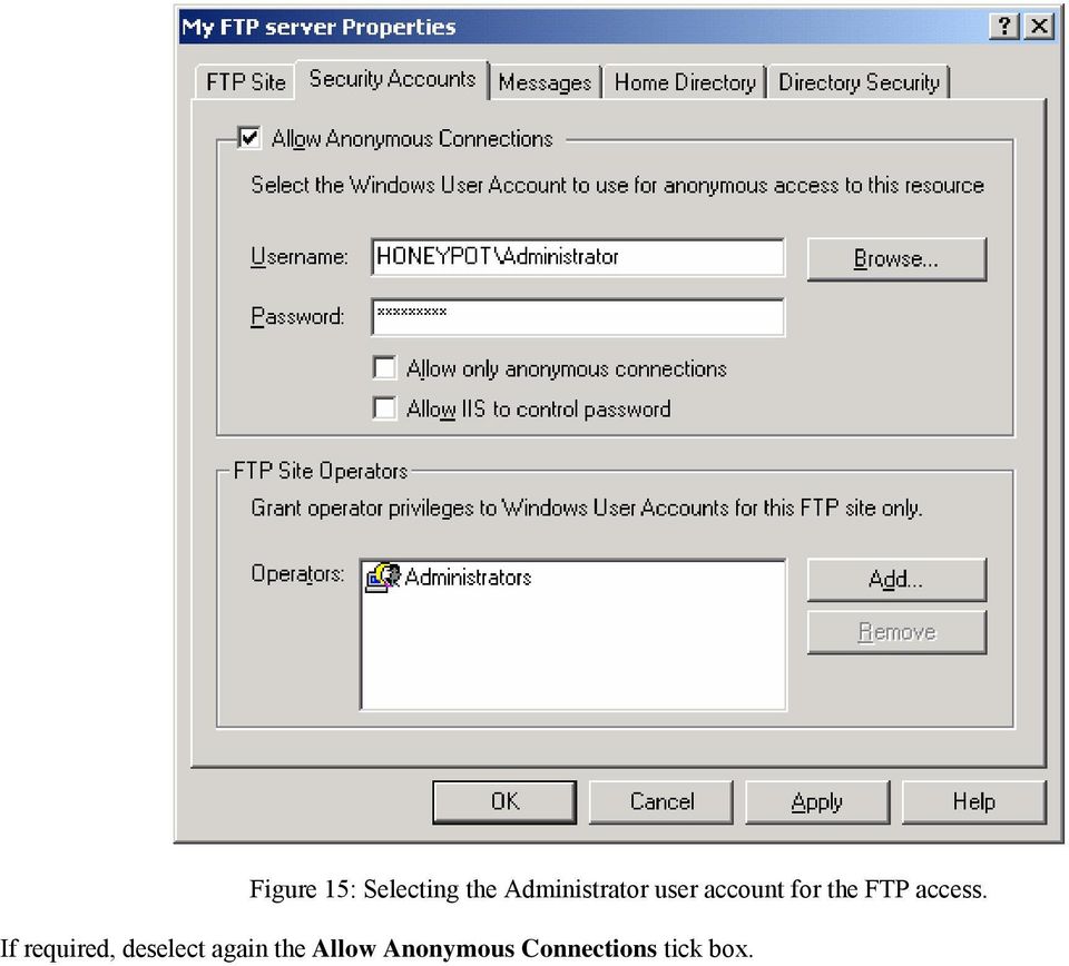 FTP access.