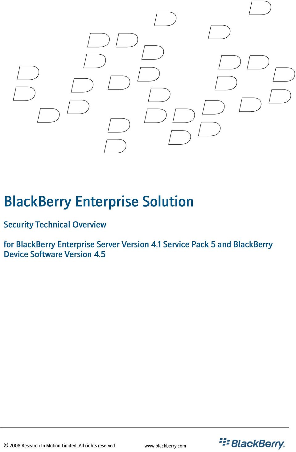 1 Service Pack 5 and BlackBerry Device Software