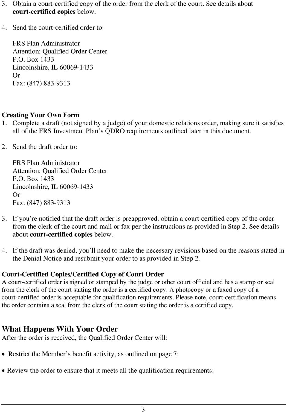Qualified Domestic Relations Order Pdf Free Download Qualified domestic relations order template