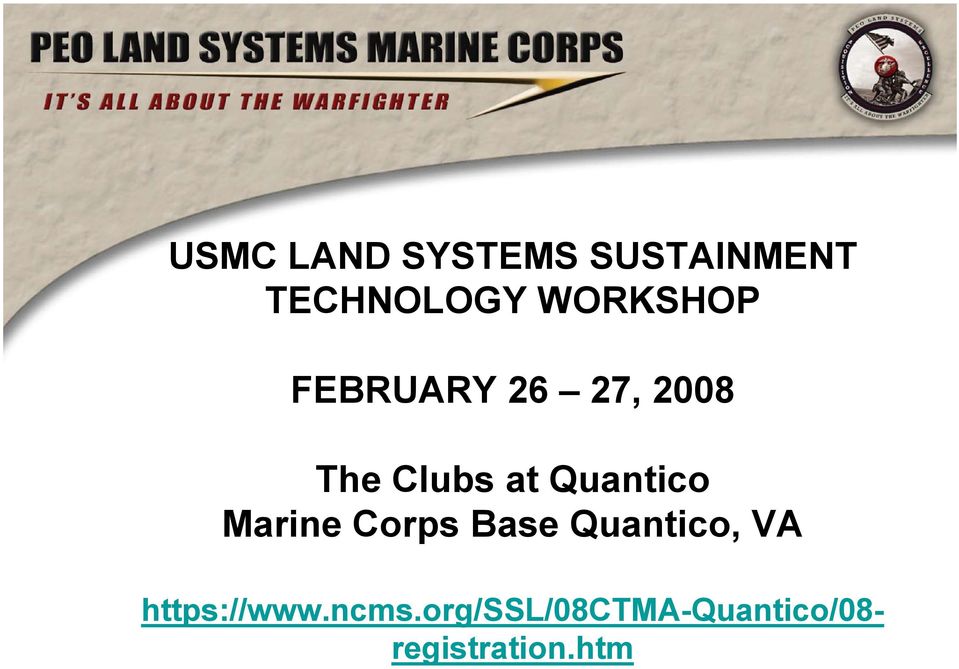 Quantico Marine Corps Base Quantico, VA