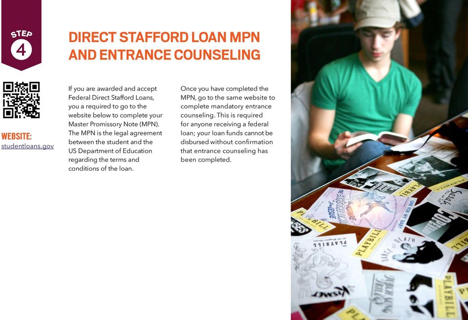 The MPN is the legal agreement between the student and the US Department of Education regarding the terms and conditions of the loan.
