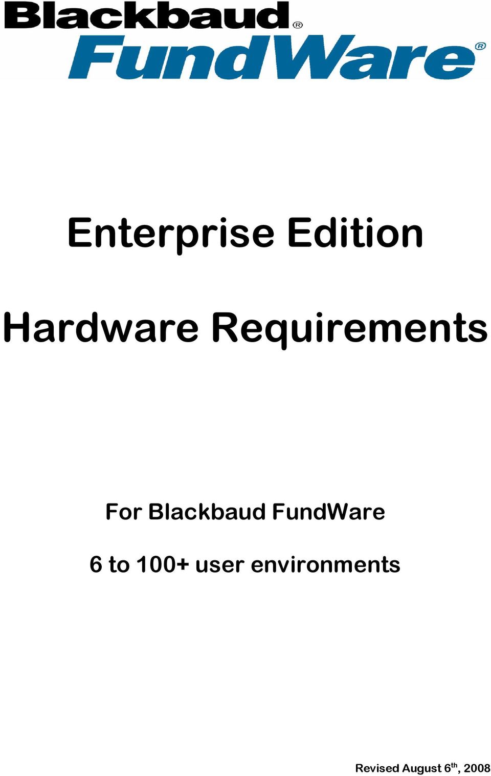 FundWare 6 to 100+ user