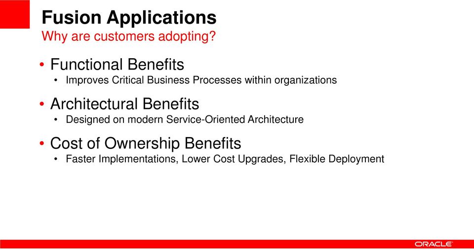 organizations Architectural Benefits Designed on modern Service-Oriented