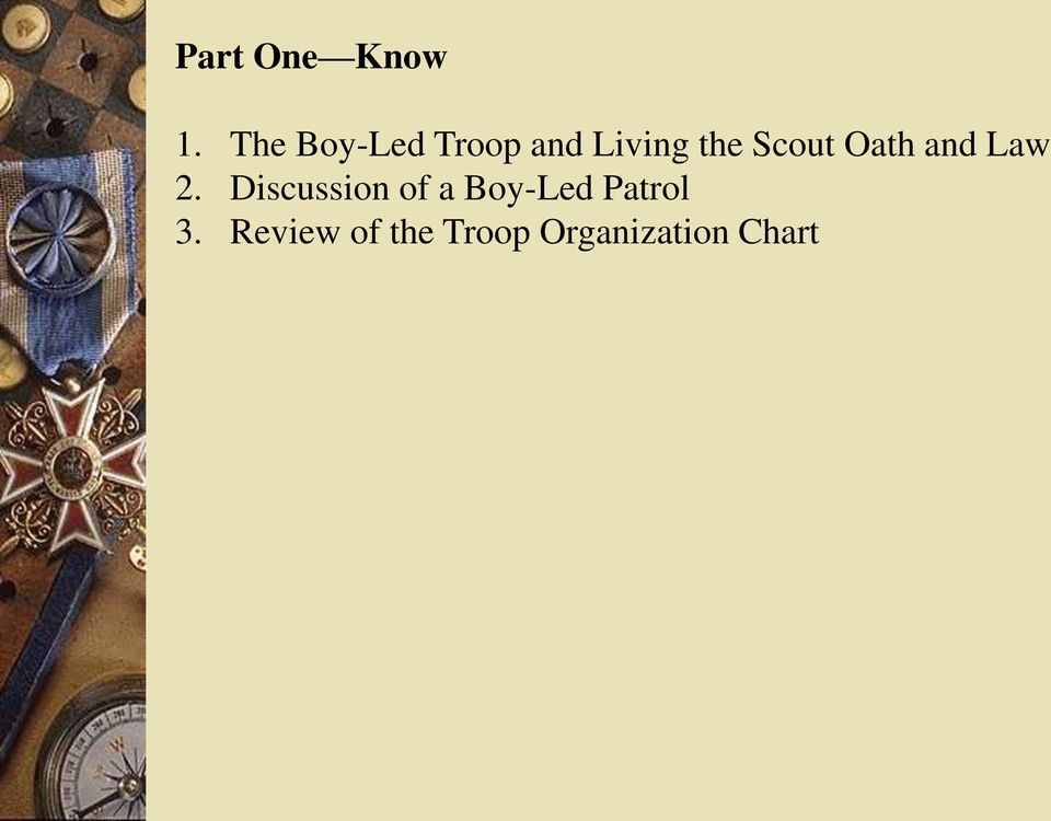Scout Oath and Law 2.