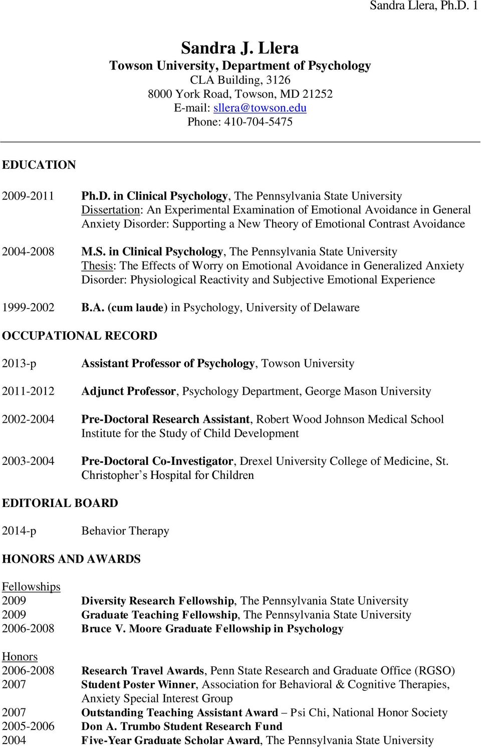 CATION 2009-2011 Ph.D.