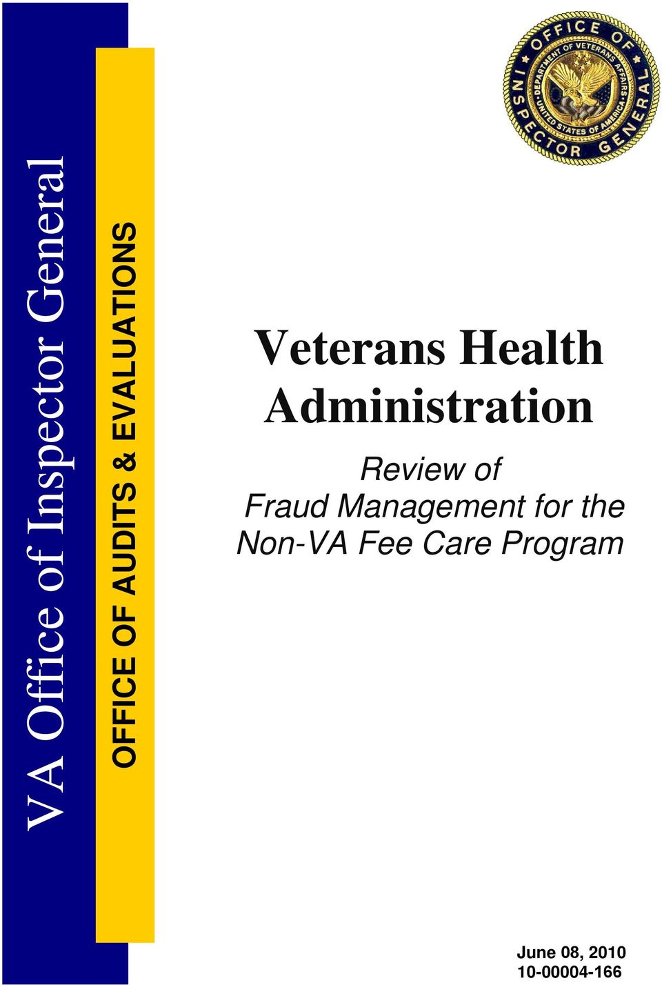 Administration Review of Fraud Management