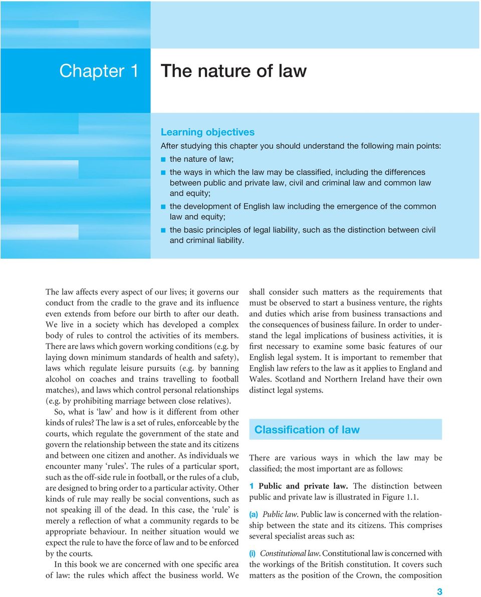 development of common law and equity