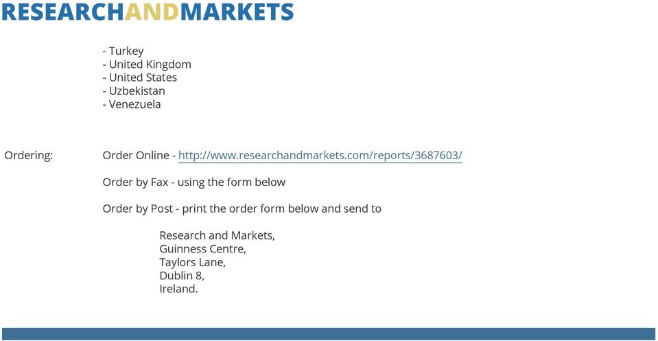 com/reports/3687603/ Order by Fax - using the form below Order by Post -