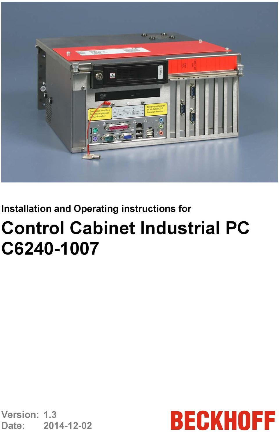 Cabinet Industrial PC