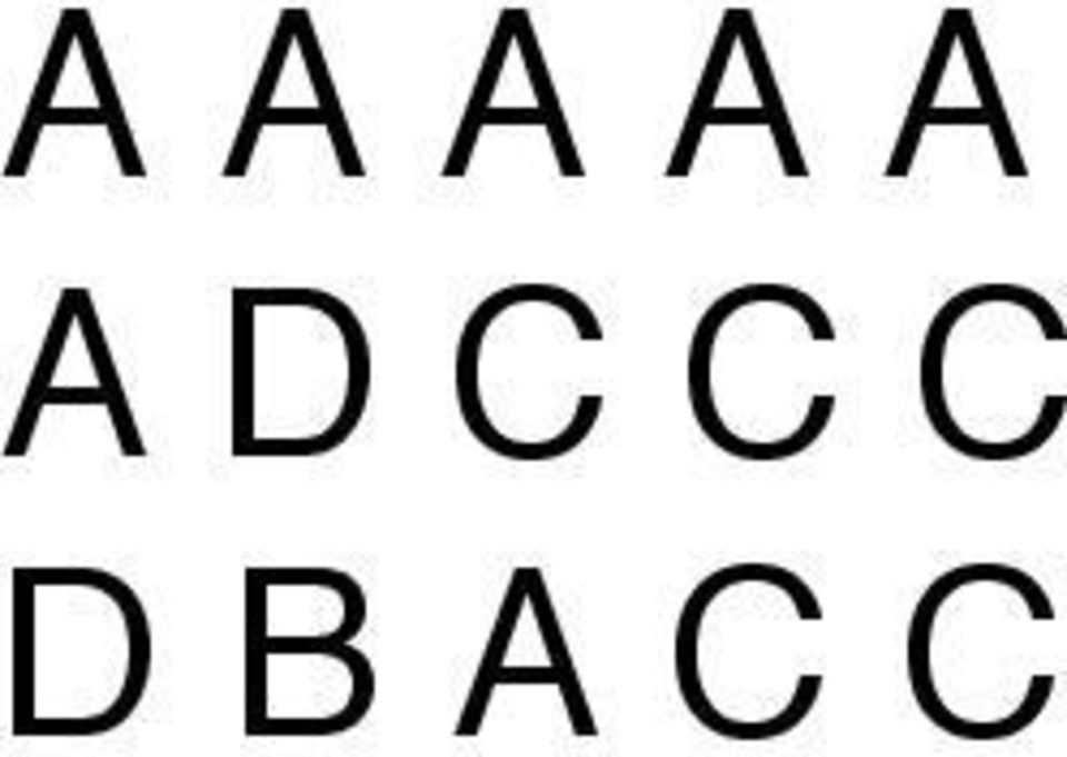 D B A C C