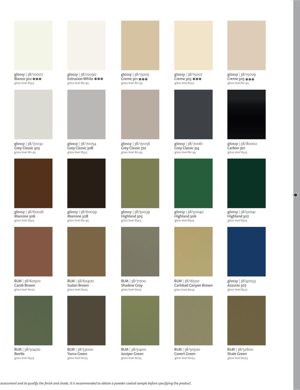 RAL color Product ID RAL color Product ID RAL color Product ...