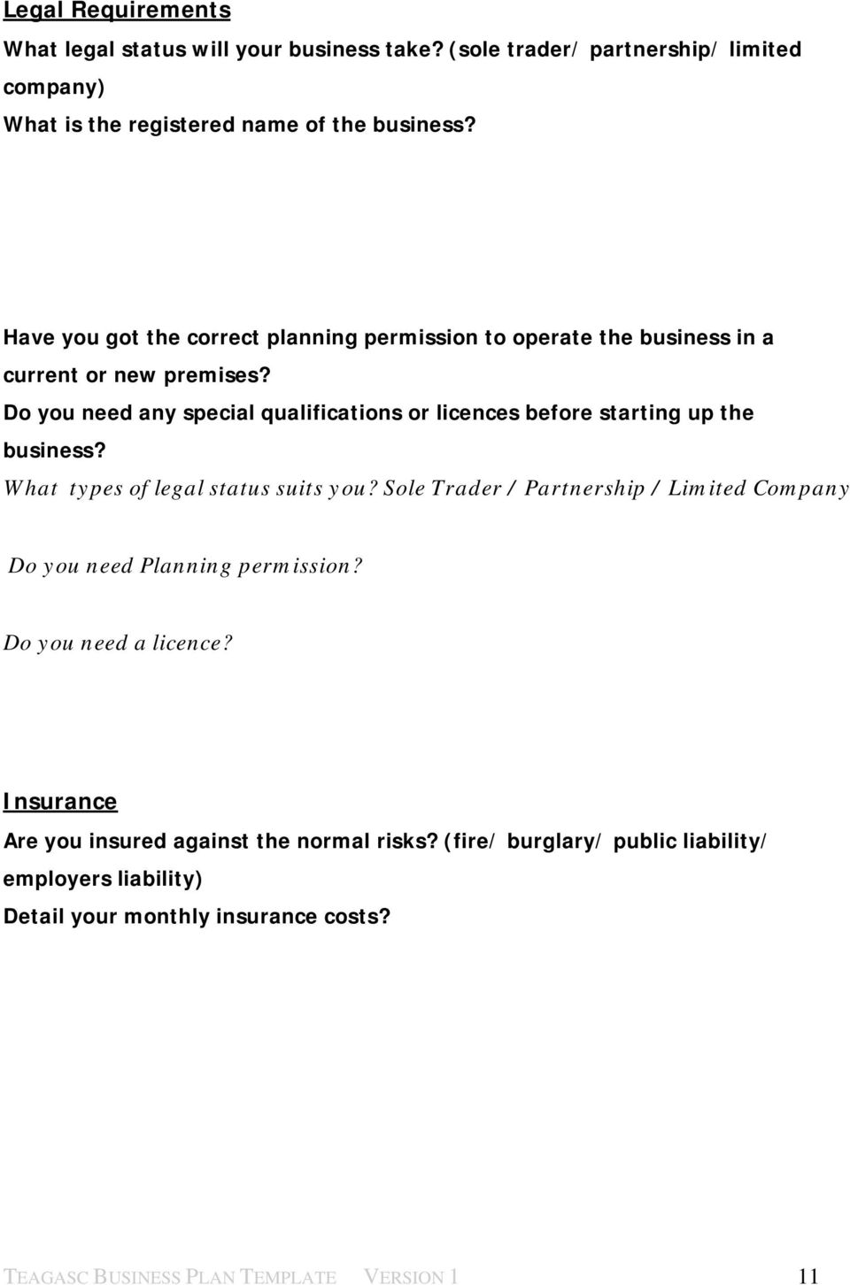 BUSINESS PLAN. for. Name: Address: Date: - PDF Free Download Within Business Plan Template Law Firm