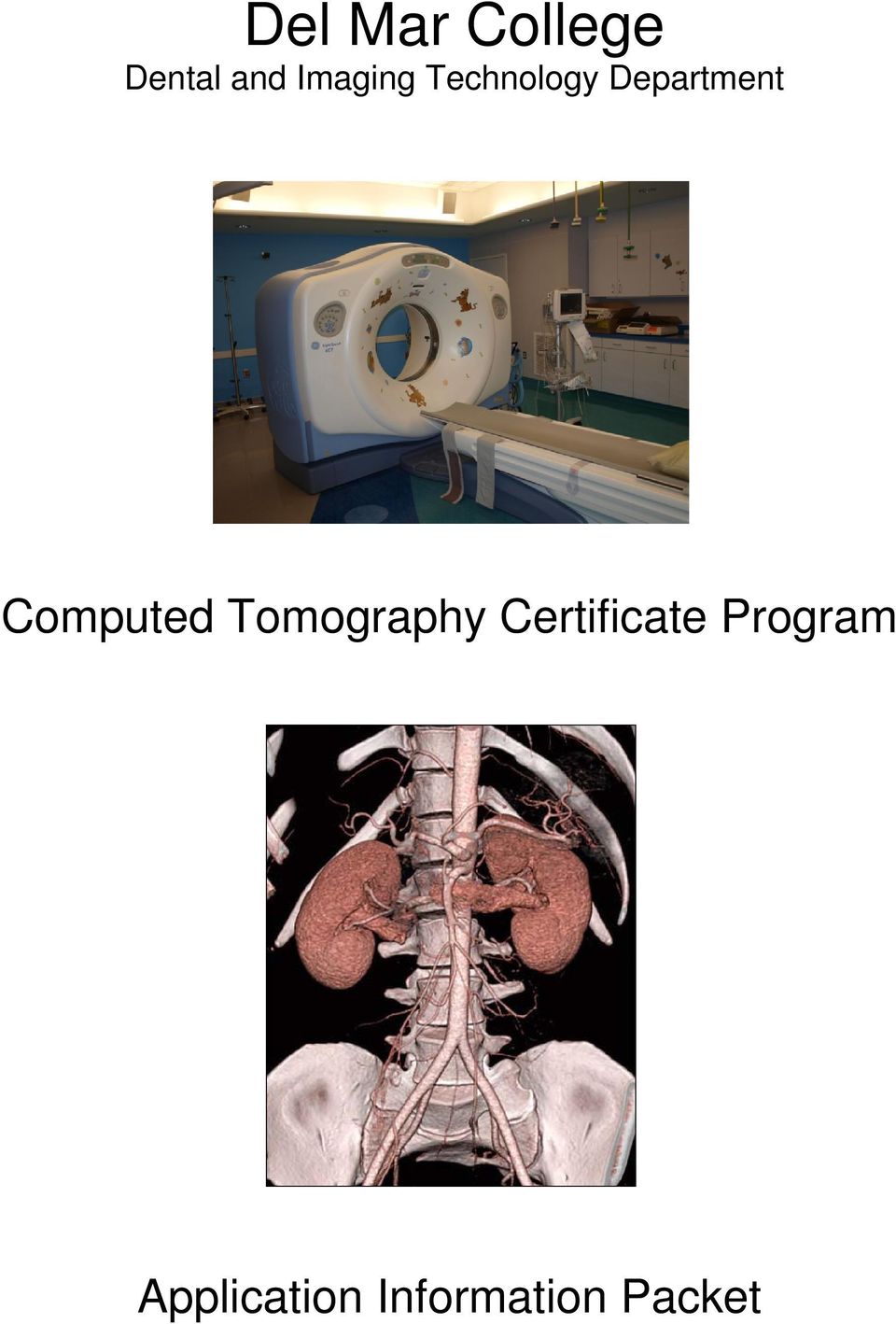 Computed Tomography Certificate