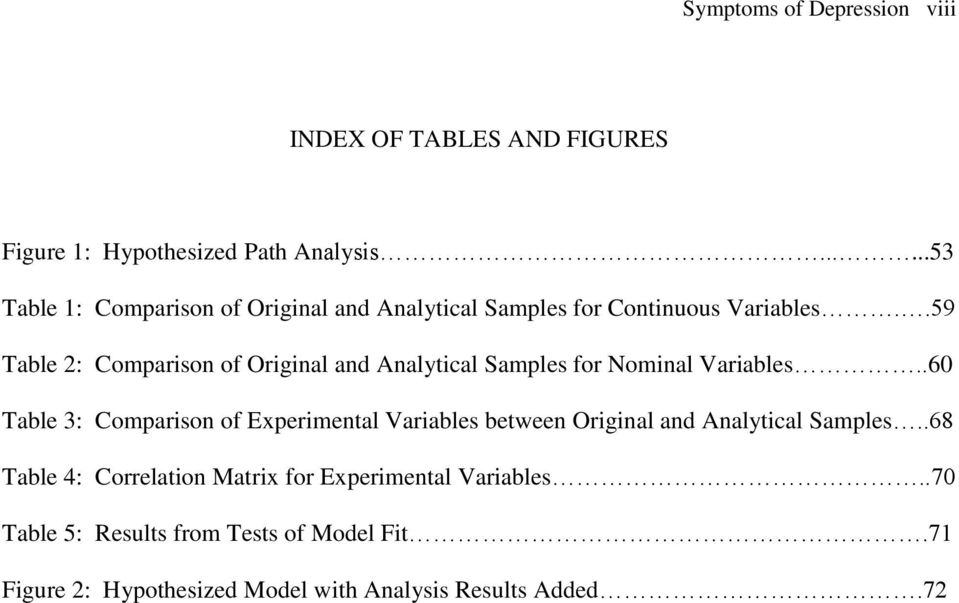 .59 Table 2: Comparison of Original and Analytical Samples for Nominal Variables.