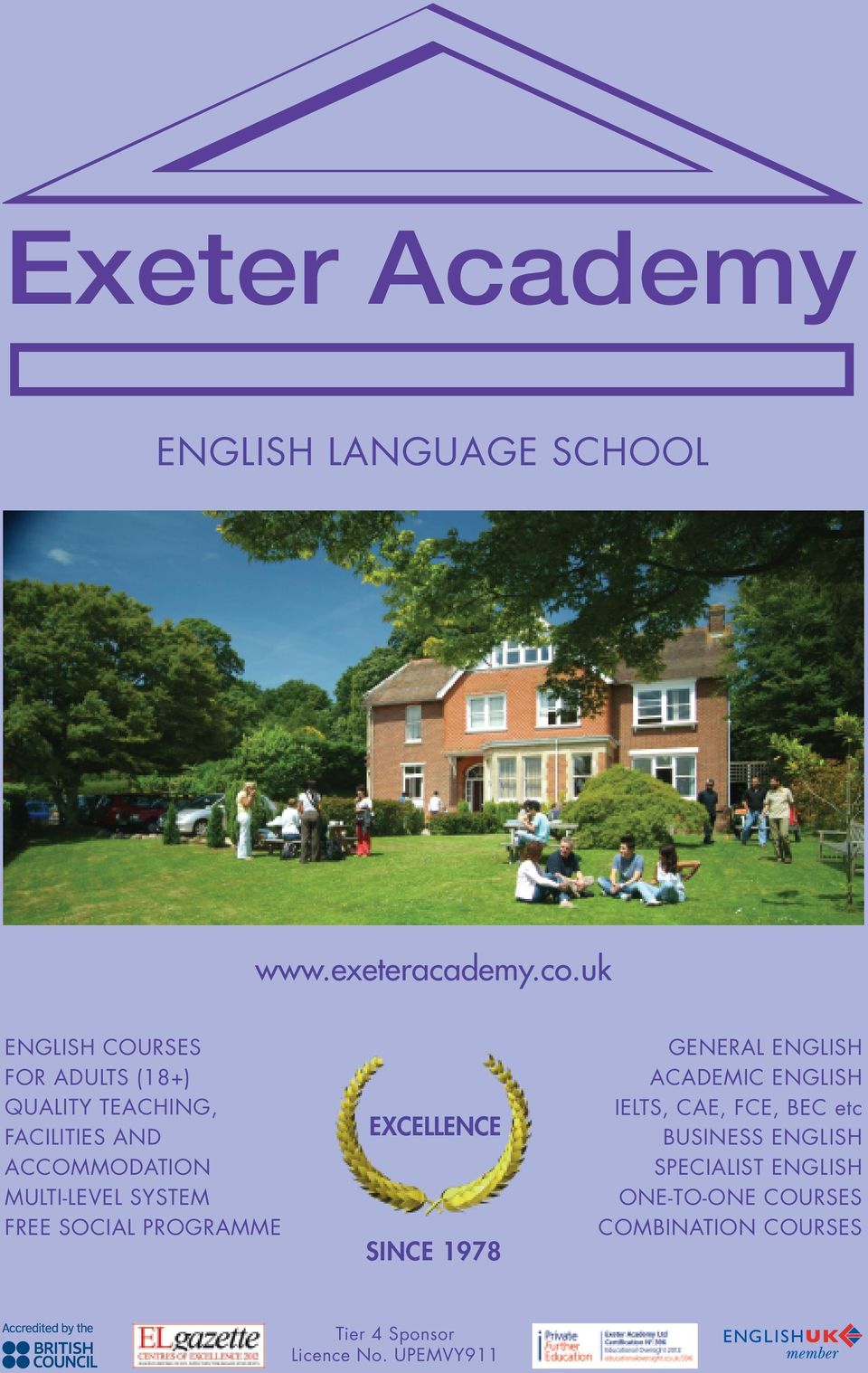 MULTI-LEVEL SYSTEM FREE SOCIAL PROGRAMME EXCELLENCE SINCE 1978 GENERAL ENGLISH ACADEMIC