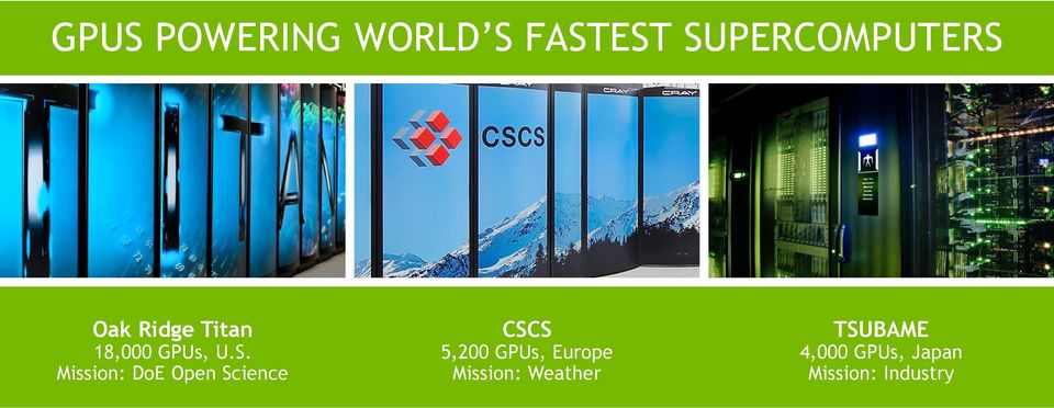 Mission: DoE Open Science CSCS 5,200 GPUs,