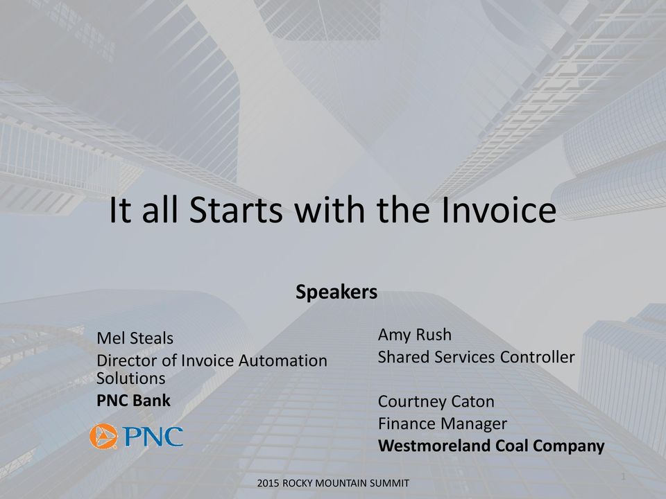 PNC Bank Amy Rush Shared Services Controller