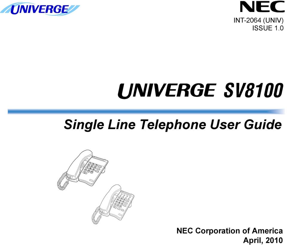 User Guide NEC