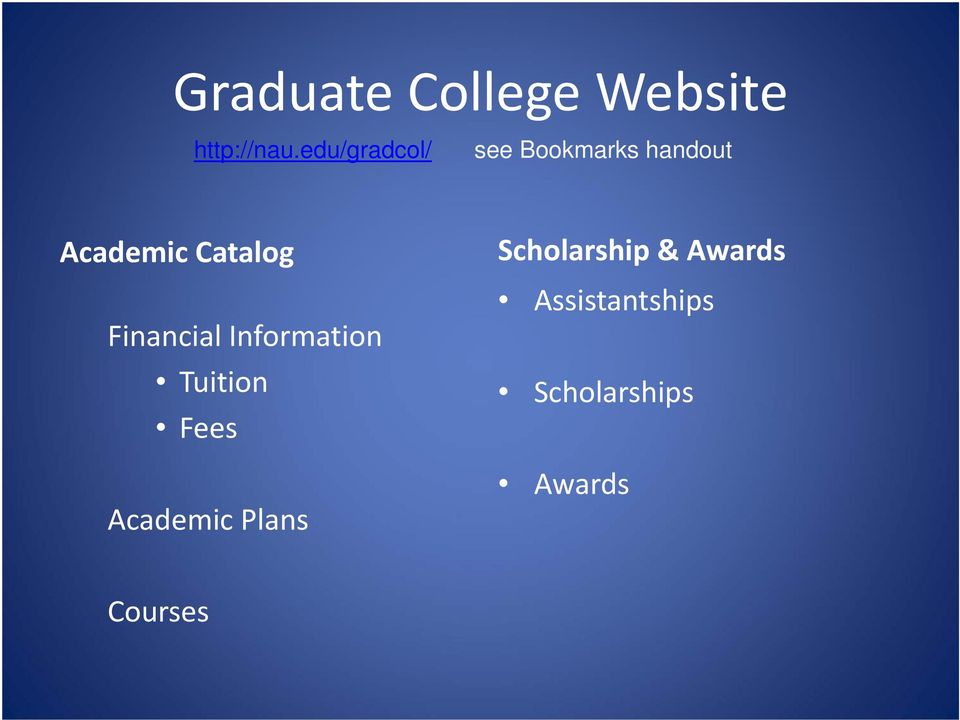 Catalog Financial Information Tuition Fees
