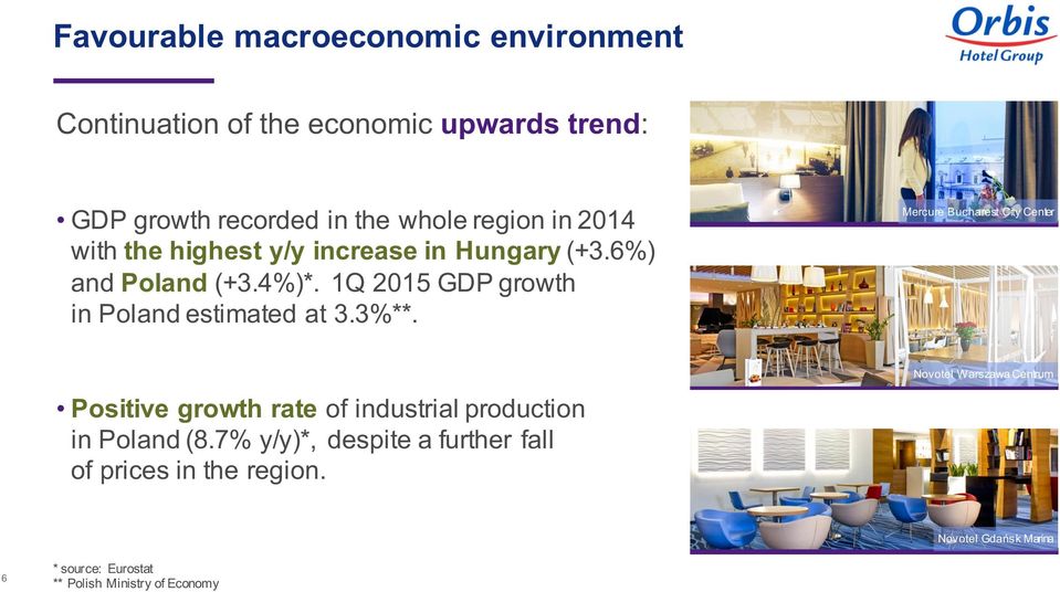 Mercure Bucharest City Center Positive growth rate of industrial production in Poland (8.