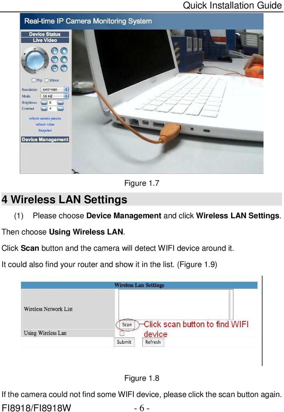 Then choose Using Wireless LAN.
