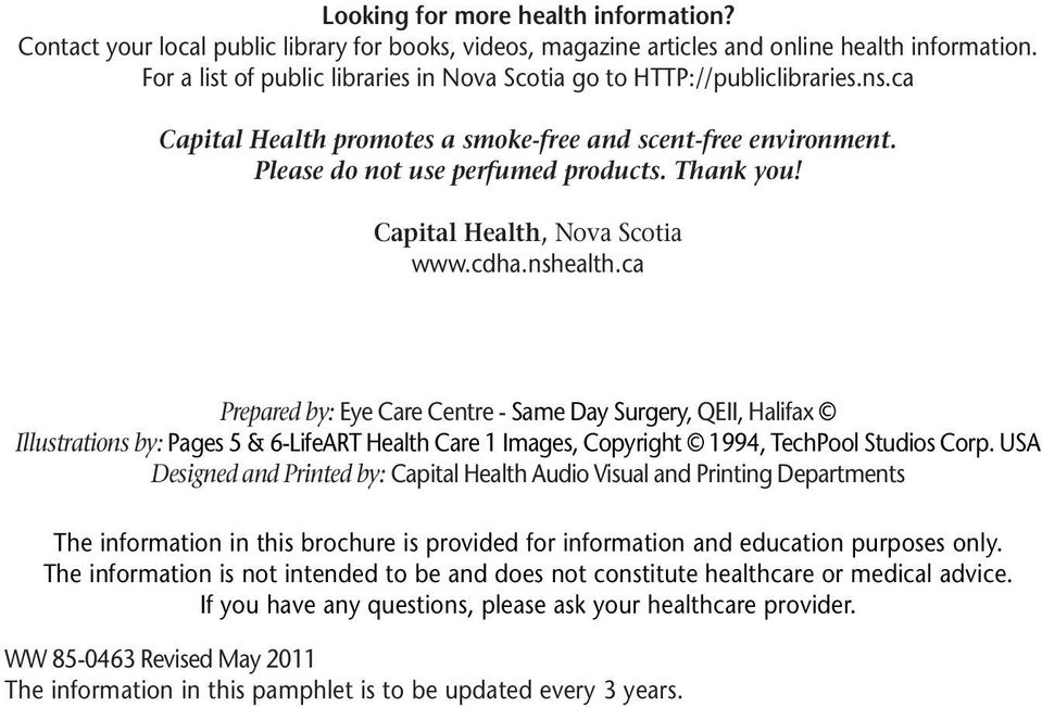 Capital Health, Nova Scotia www.cdha.nshealth.