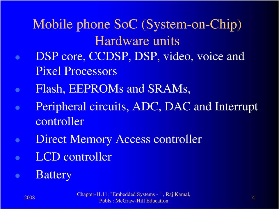 and SRAMs, Peripheral circuits, ADC, DAC and Interrupt