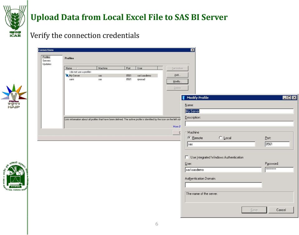 SAS BI Server Verify