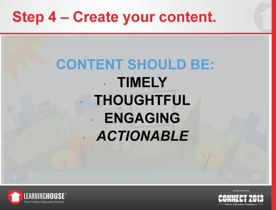 CONTENT SHOULD BE: