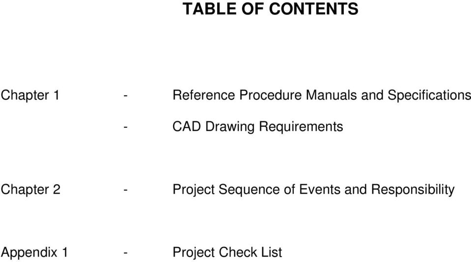 Drawing Requirements Chapter 2 - Project
