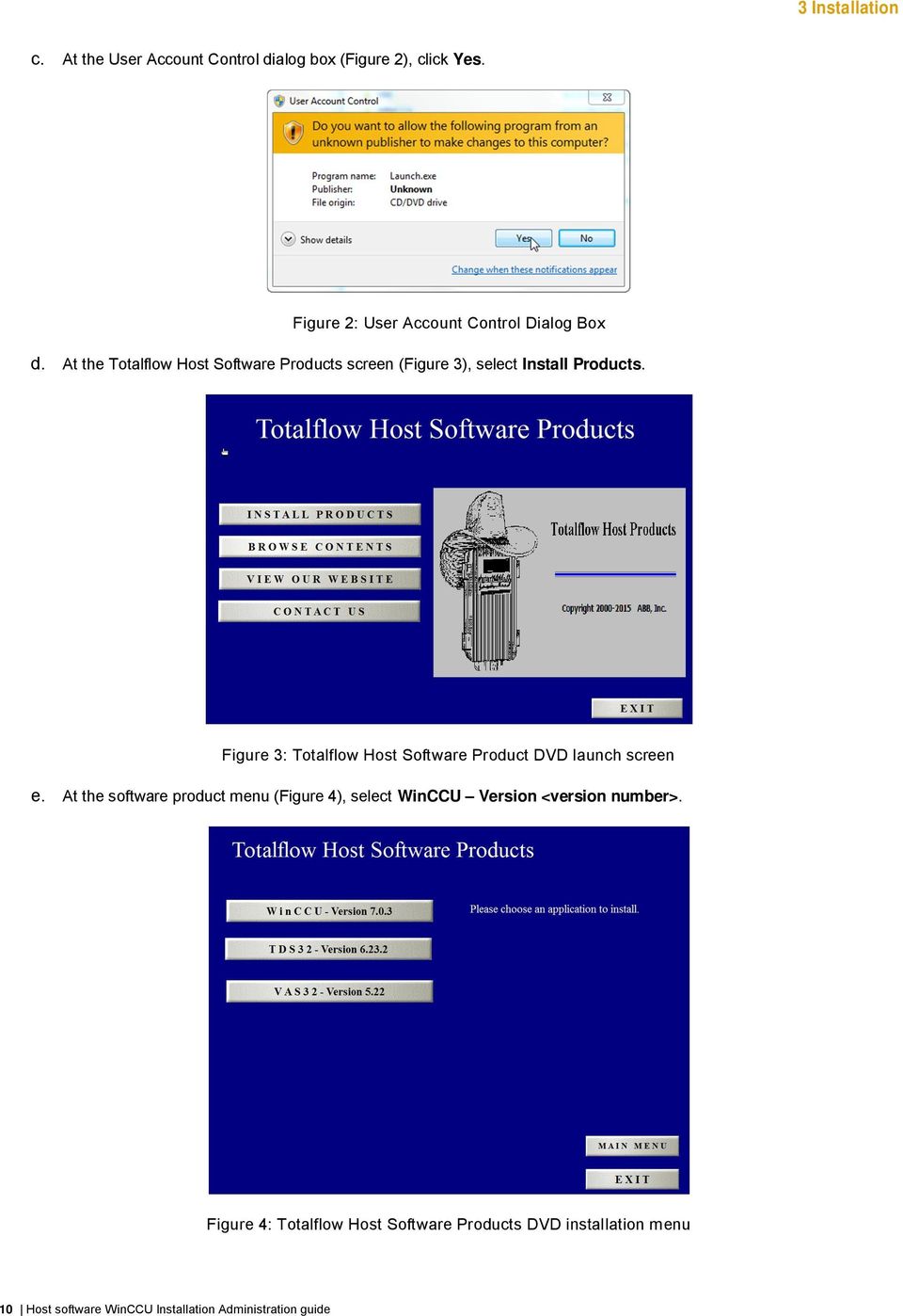 Figure 3: Totalflow Host Software Product DVD launch screen e.