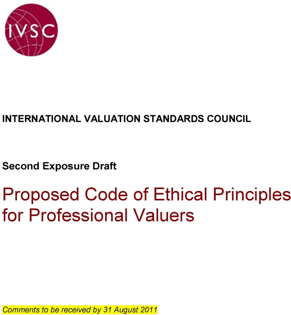 Ethical Principles for Professional