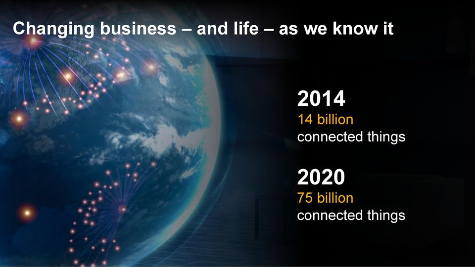 billion connected things 2015 SAP SE or an