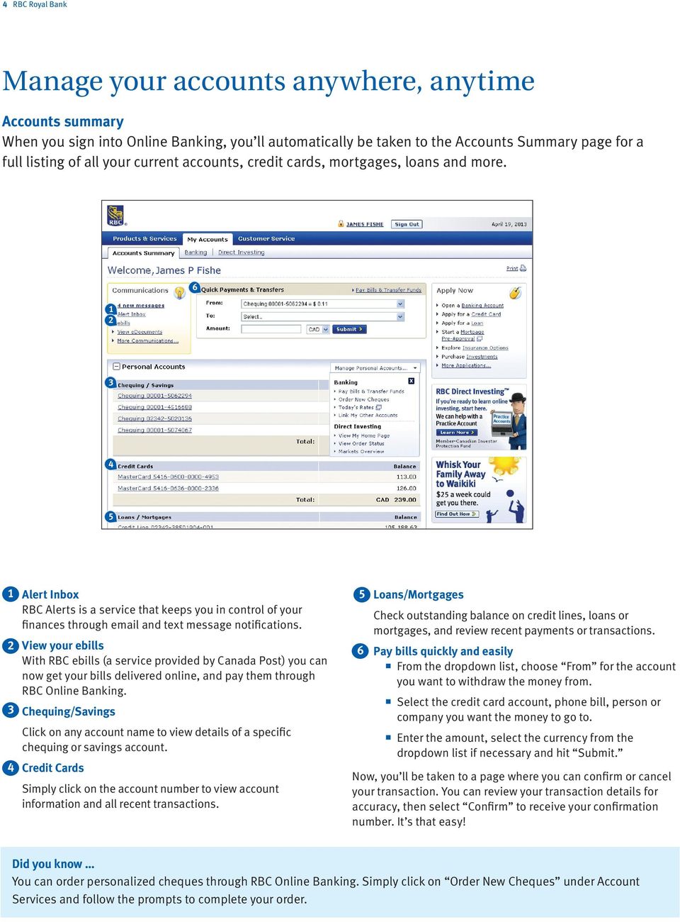 Your Quick Guide To Rbc Online Banking Pdf Free Download