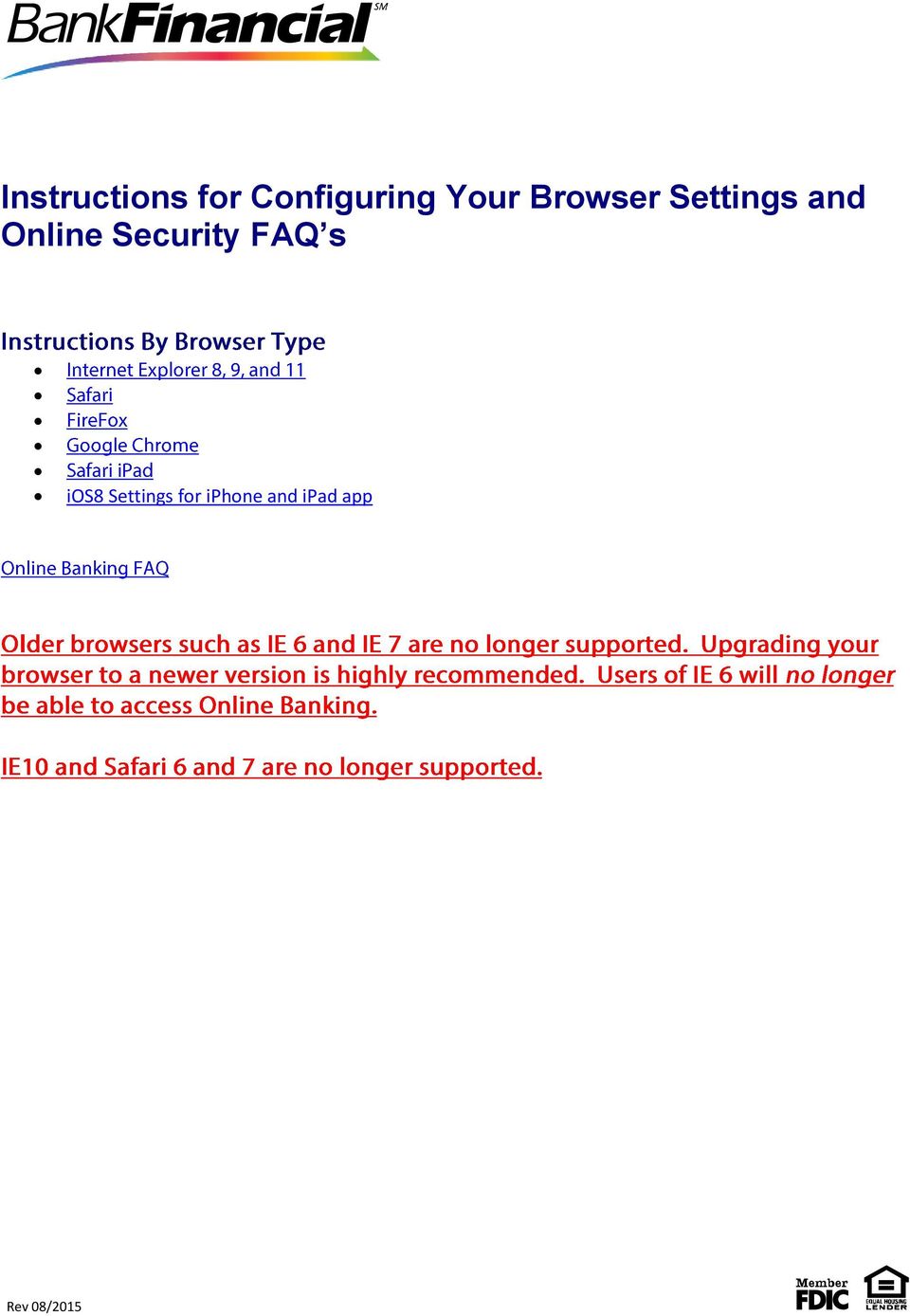 Online Security FAQ s ios8