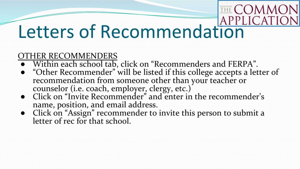 your teacher or counselor (i.e. coach, employer, clergy, etc.