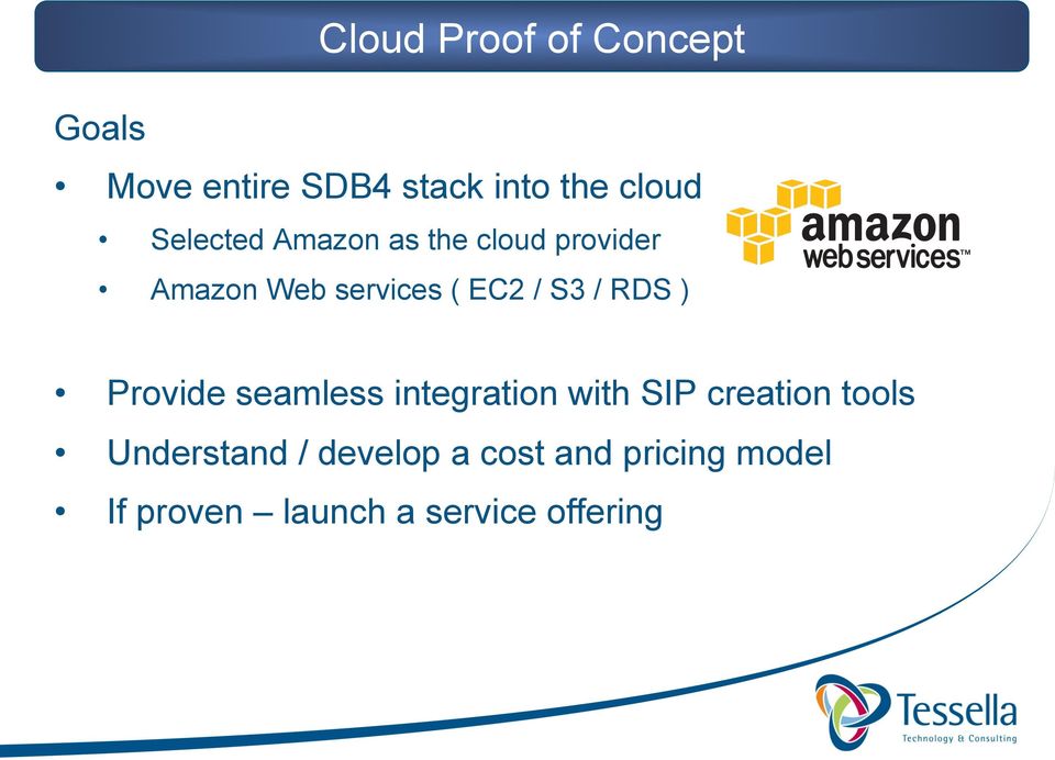/ RDS ) Provide seamless integration with SIP creation tools