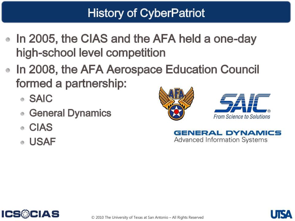 In 2008, the AFA Aerospace Education Council