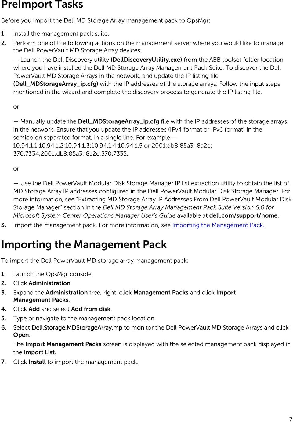 exe) from the ABB toolset folder location where you have installed the Dell MD Storage Array Management Pack Suite.