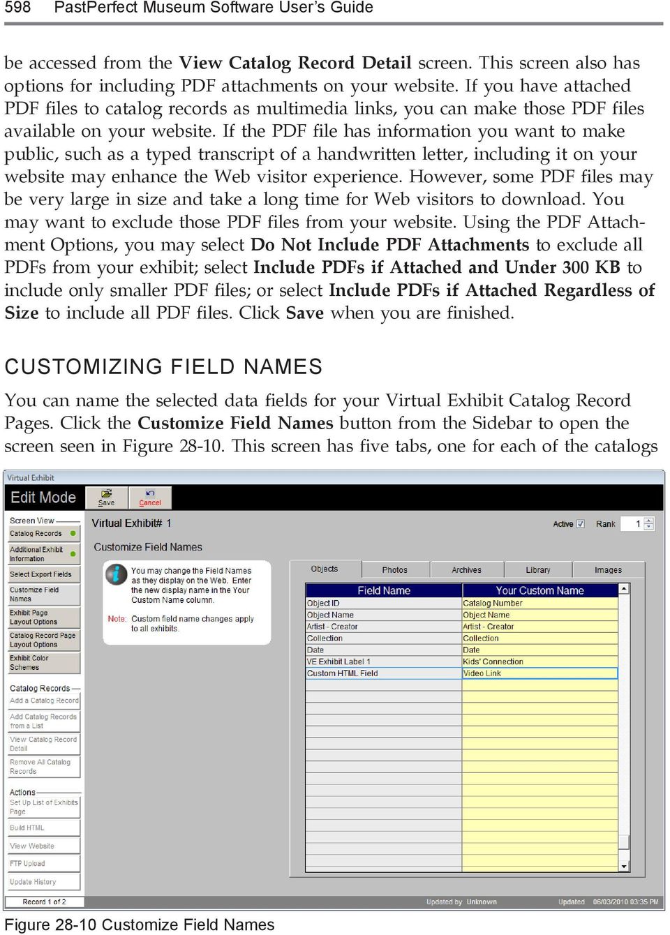 If the PDF file has information you want to make public, such as a typed transcript of a handwritten letter, including it on your website may enhance the Web visitor experience.