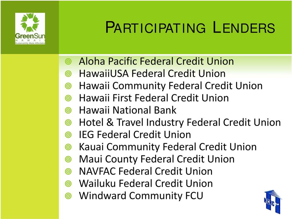 Travel Industry Federal Credit Union IEG Federal Credit Union Kauai Community Federal Credit Union