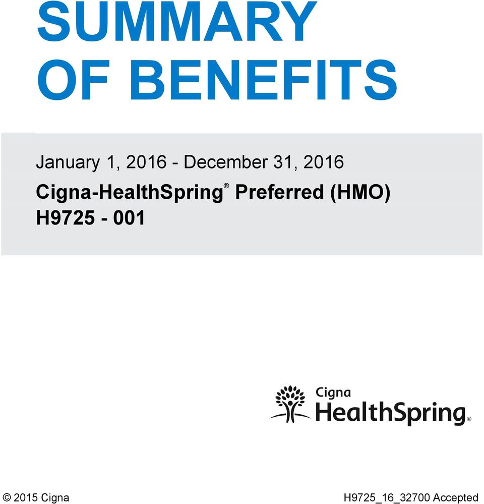 Cigna-HealthSpring Preferred