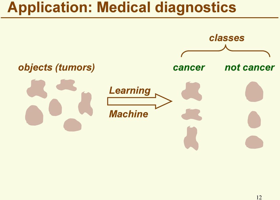 objects (tumors) cancer