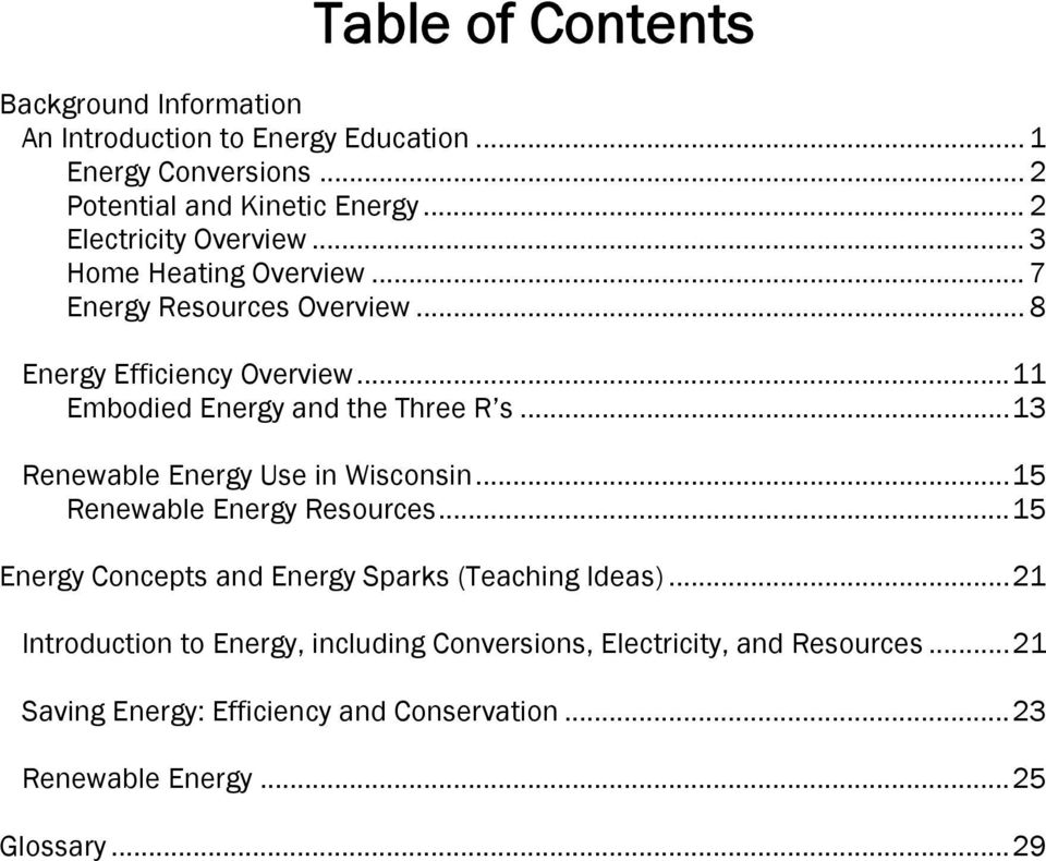 energy resources introduction