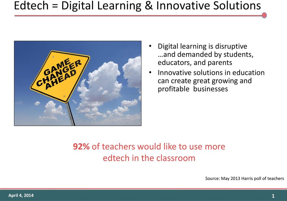 education can create great growing and profitable businesses 92% of teachers